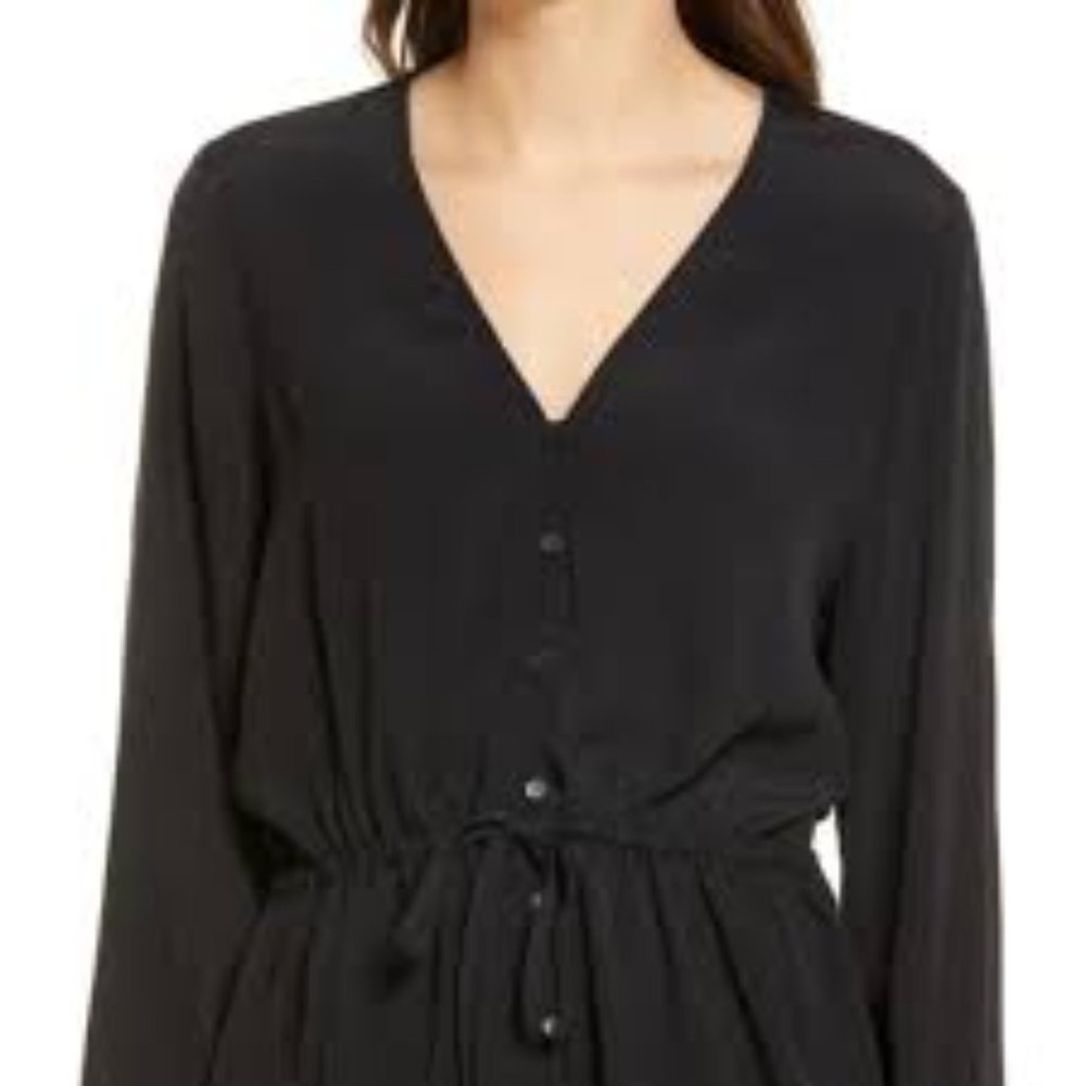 COPY - - Shein Long Sleeve Drawstring blouse